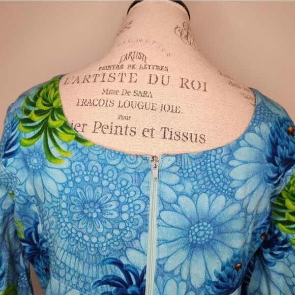 Ui-Maikai 60s Floral Maxi Dress - Picture 6 of 13